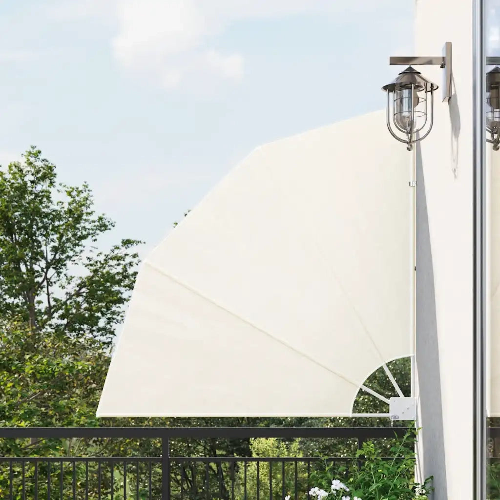 Tenda Laterale per Balcone Pieghevole Crema 140x140 cm cod mxl 15337