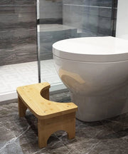 Sedia Idraulica per Bagno - Piattaforma in Legno - 35 Gradi - Resistente - Sedia a C