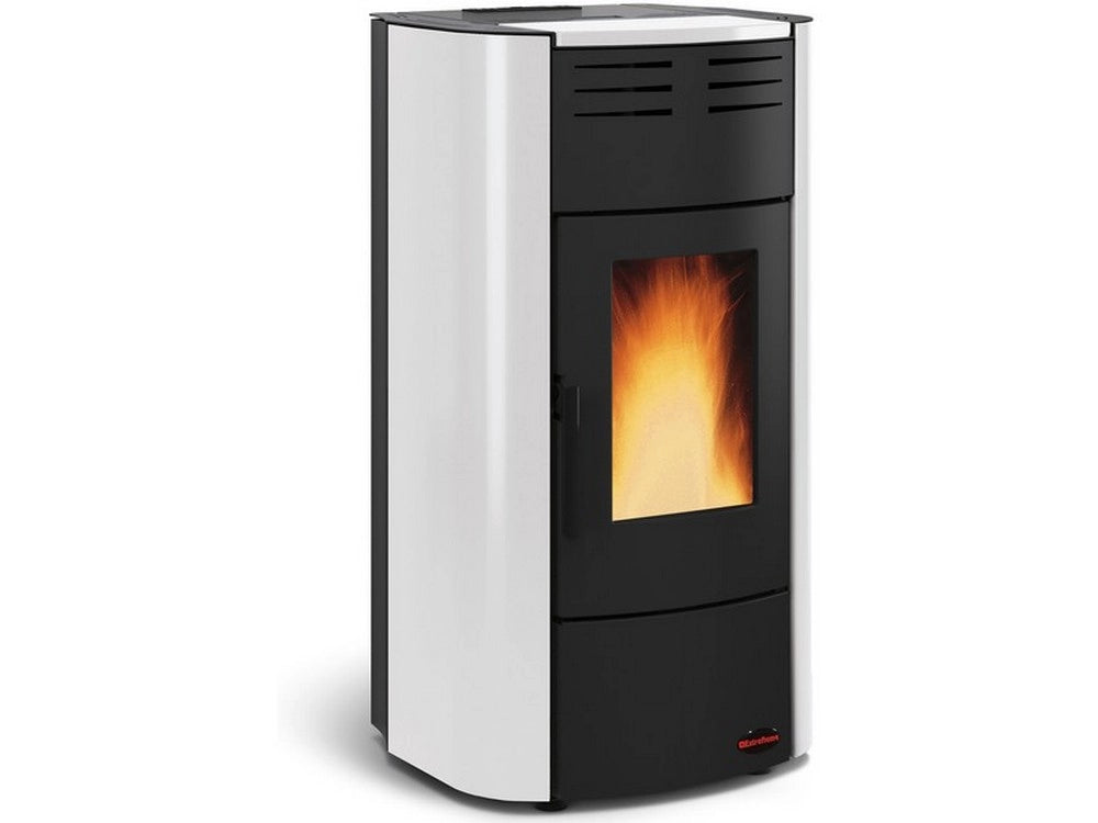 1pz extraflame termostufa a pellet raffaella idro h15 col. bianco cod:ferx.vit50567