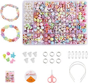 Set di gioielli per bambine - Pacchetto di 24 pezzi per attività di creatività - Gioielli per bambini da realizzare