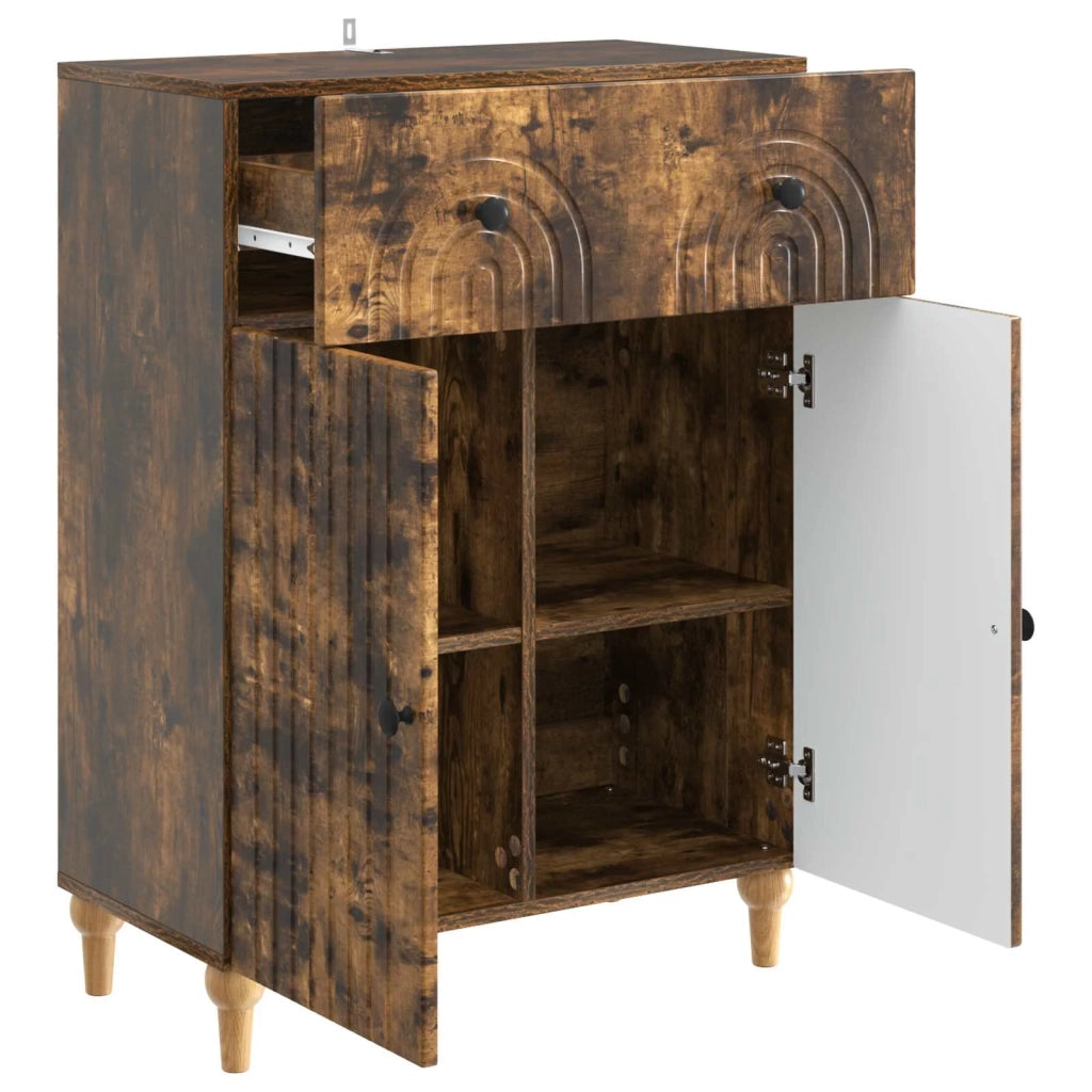 Credenza Rovere Fumo 66 x 34,5 x 90 cm Legno ingegnerizzato 894180