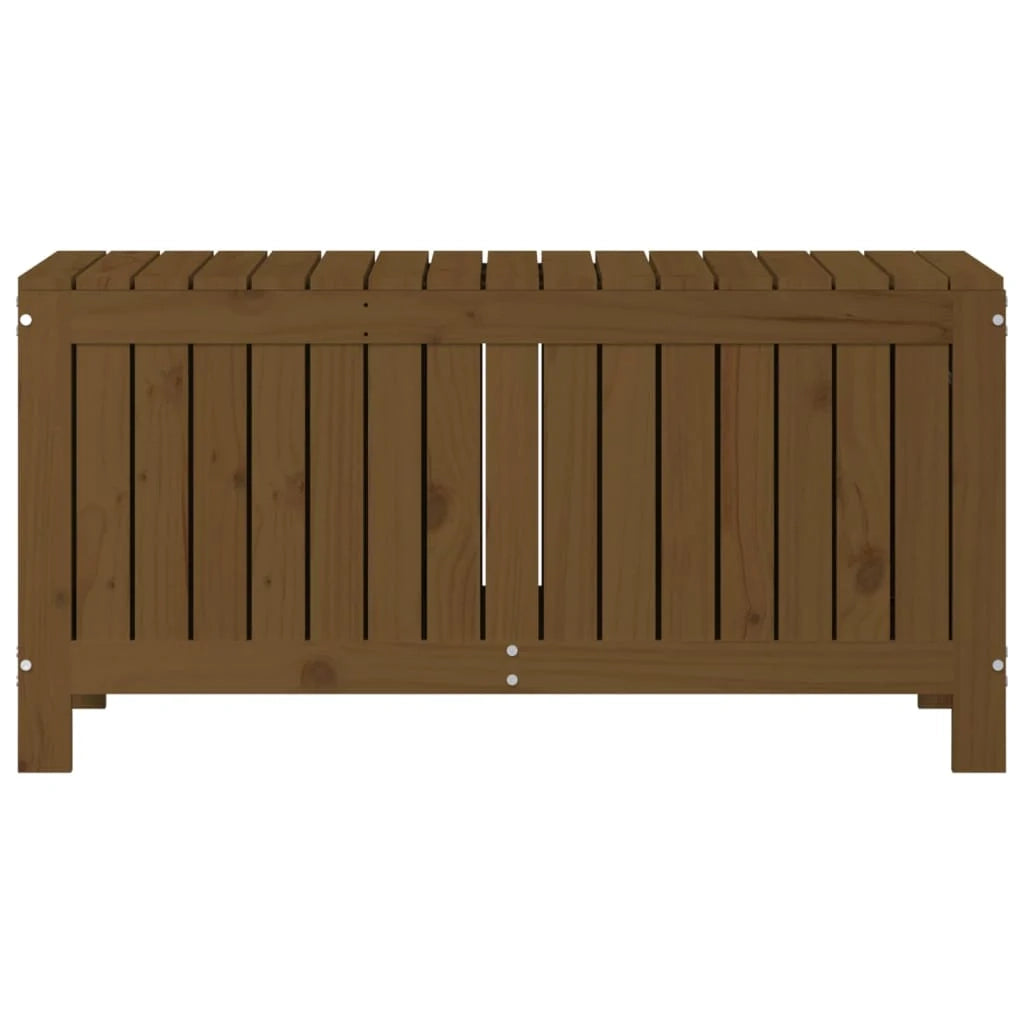 Cassapanca da giardino/box 108 x 42,5 x 54 cm legno di pino color miele 02_0013101