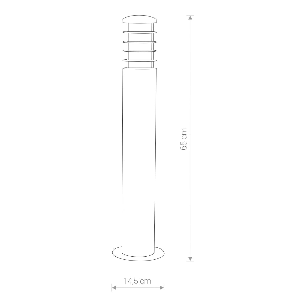Paletto da giardino Nowodvorski HORN marrone E27 IP44