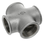 10pz croce uguale ghisa zincata gr.1/2 fig.180 cod:ferx.3877