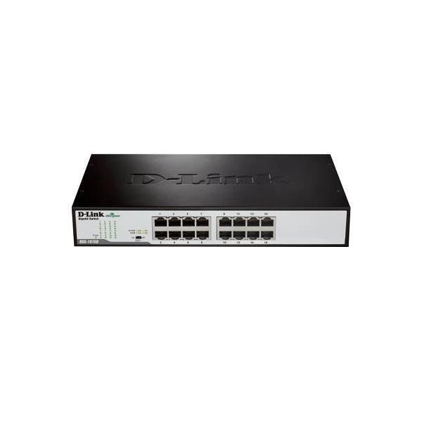 D-link dgs-1016d/e switch di rete non gestito nero, metallico - DGS 1016D