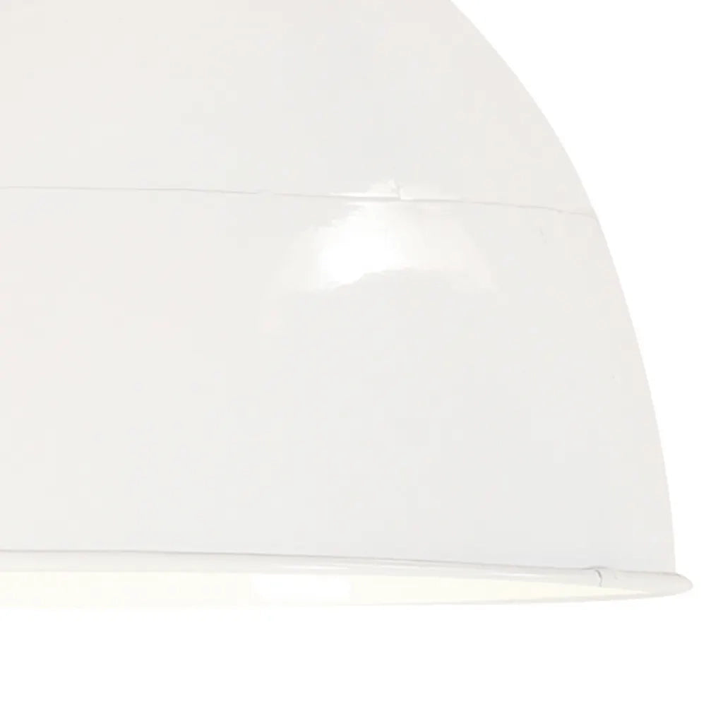 Lampada Industriale Vintage 25 W Bianca Rotonda 31 cm E27 cod mxl 70536