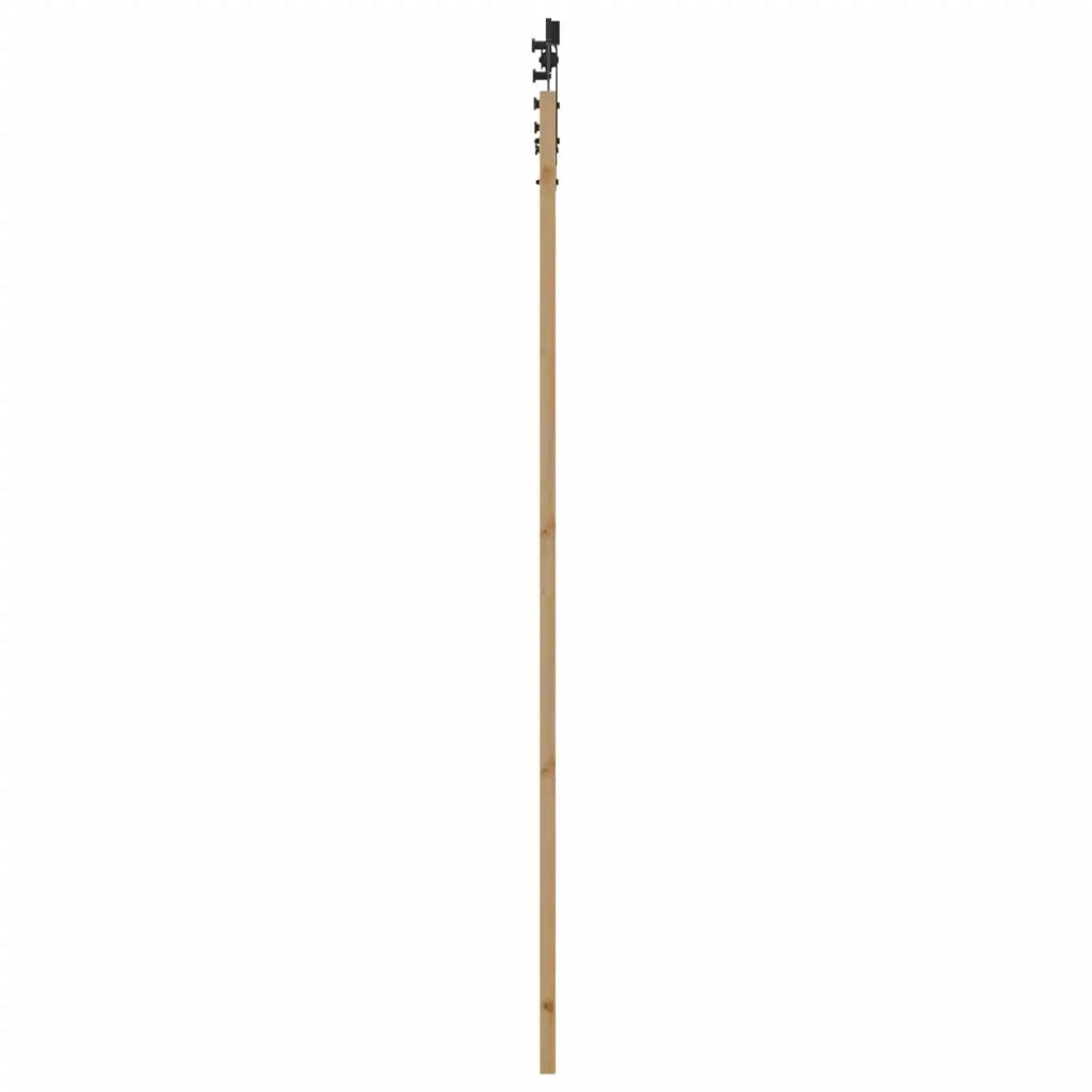Porta scorrevole ORKDAL Naturale e Nero 83 x 232 cm 3445580