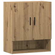 Armadietto a Muro | Mobile a Parete Rovere Artigianale 60x31x70 cm in Truciolato