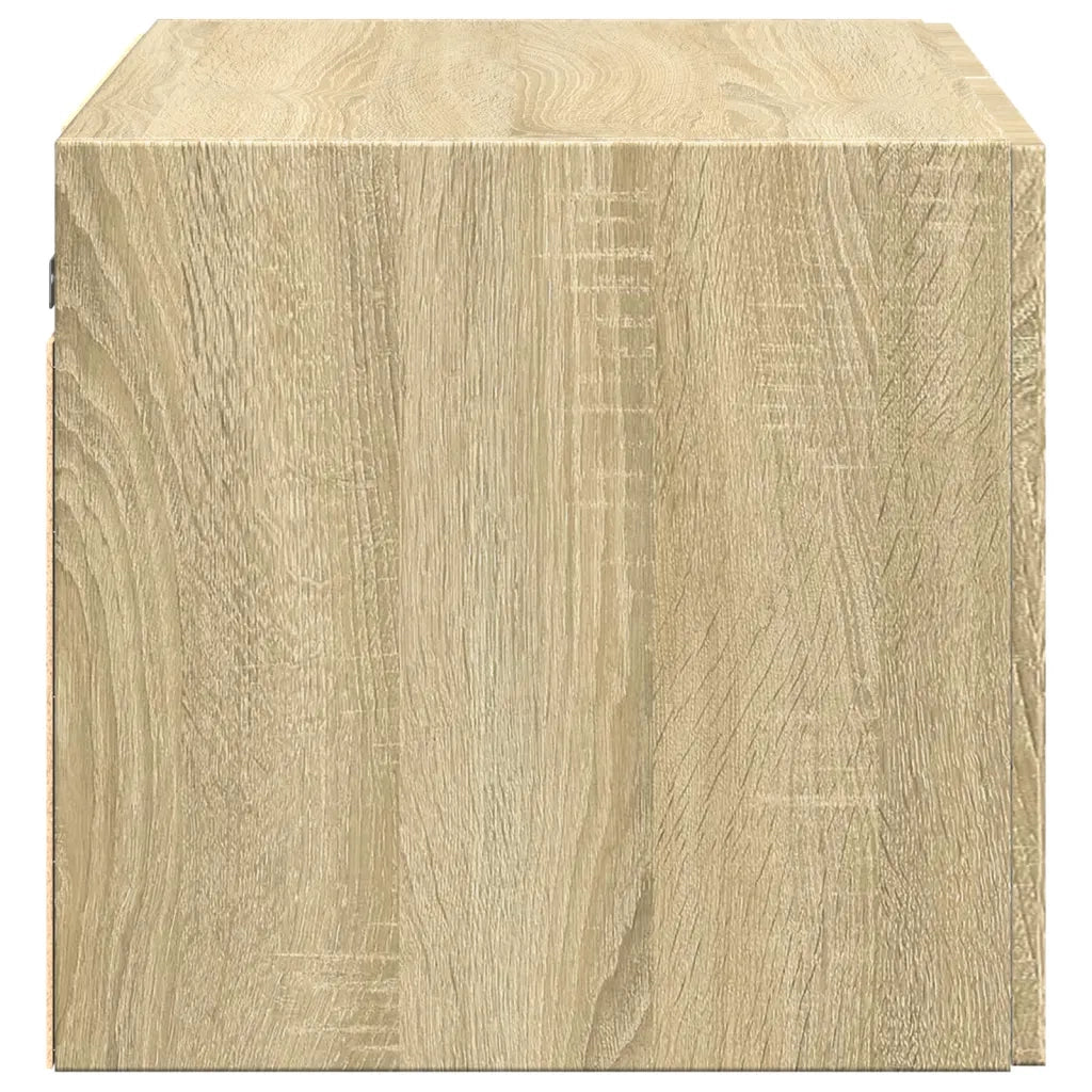 vidaXL Mobile a Parete Rovere Sonoma 70x42,5x40 cm Legno Multistrato