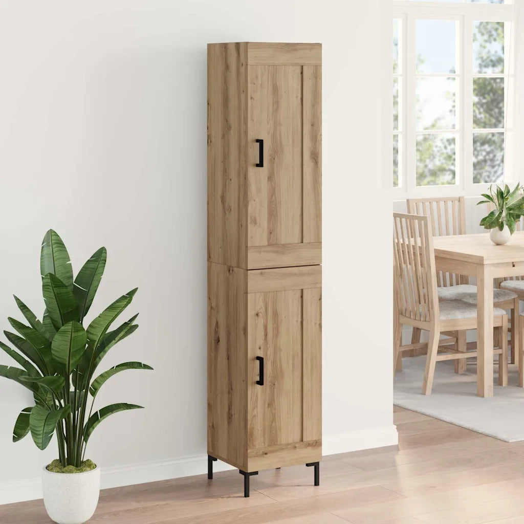 Credenza | Madia | Buffet da pranzo | Armadio da pranzo Rovere artigianale 34,5 x 34 x 180 cm