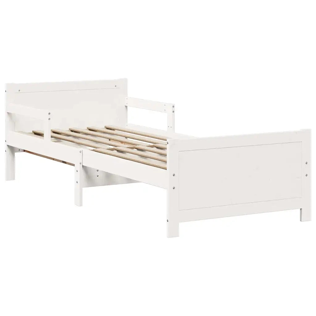 Struttura del letto Bianco 80 x 200 cm Legno multistrato 877210