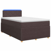 Letto box spring con materasso Marrone Scuro 120 x 200 cm 3452914