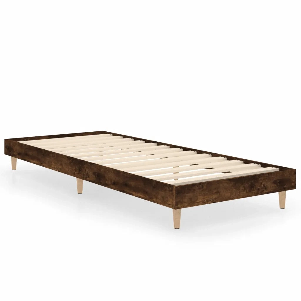 Giroletto senza Materasso Rovere Fumo 75x190 cm in Truciolato 832106