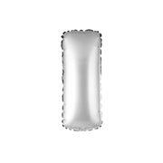 Trade Shop - Palloncino Gonfiabile Elio Lettera I Argento 35 Cm Compleanno Festa Party Casa -