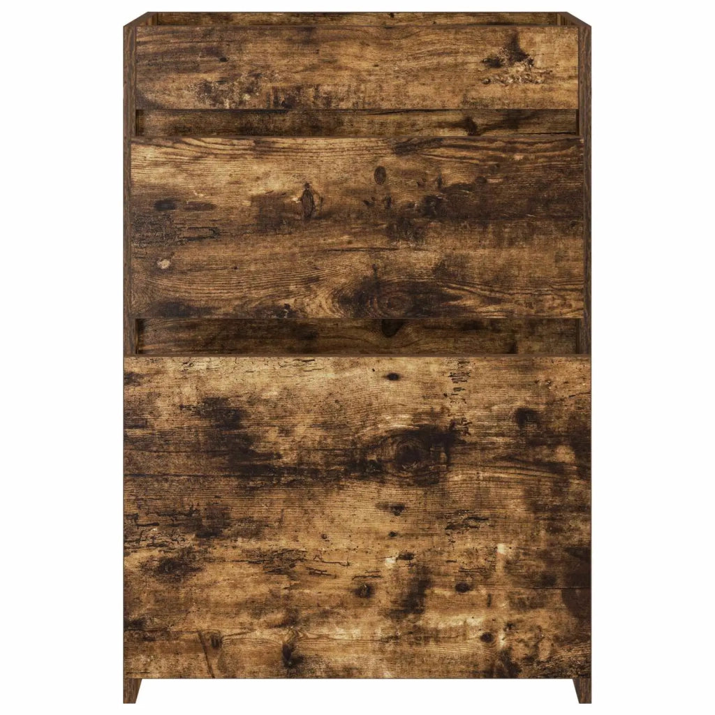 Mobiletto da Bagno Sotto Lavabo Rovere Fumo 56 x 37,5 x 81 cm 890732