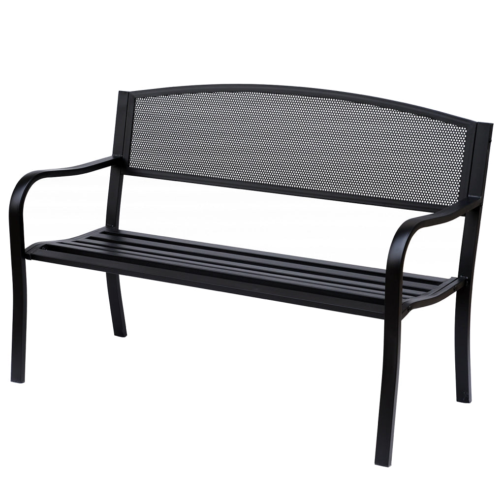 Panchina da Giardino ¨C zephmum ¨C Grigio Antracite 127x60x87 cm