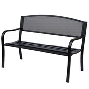 Panchina da Giardino ¨C zephmum ¨C Grigio Antracite 127x60x87 cm