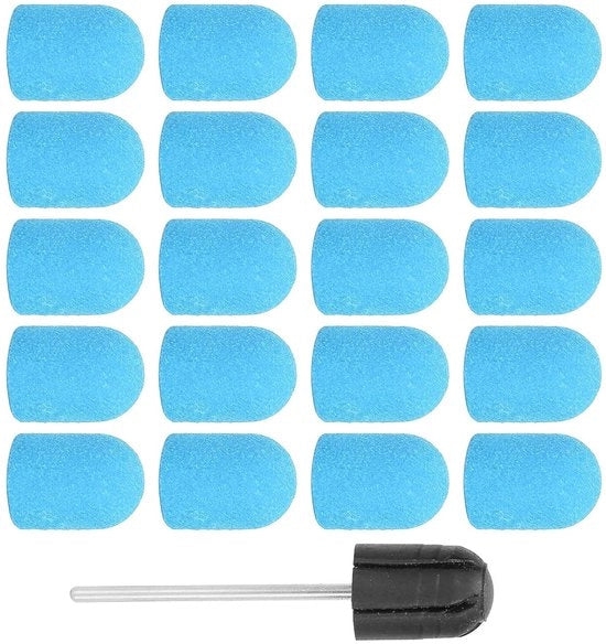 Kit di manicure/pedicure portatile - Set di strumenti per unghie - Set di abrasivi e strisce di abrasione - Strumenti per manicure e pedicure - Materiale di alta qualità e duraturo - Formato compatto e leggero
