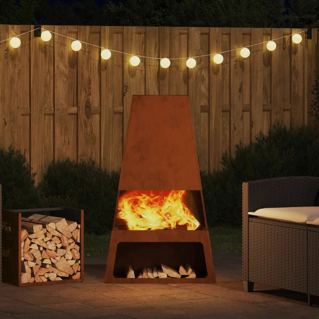 Focolare Marrone 60 x 35 x 100 cm CFW9119658
