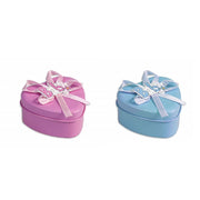 Trade Shop - Scatoline Portaconfetti 36 Pezzi Cuore Nascita Battesimo Bomboniera Bimbo Bimba -