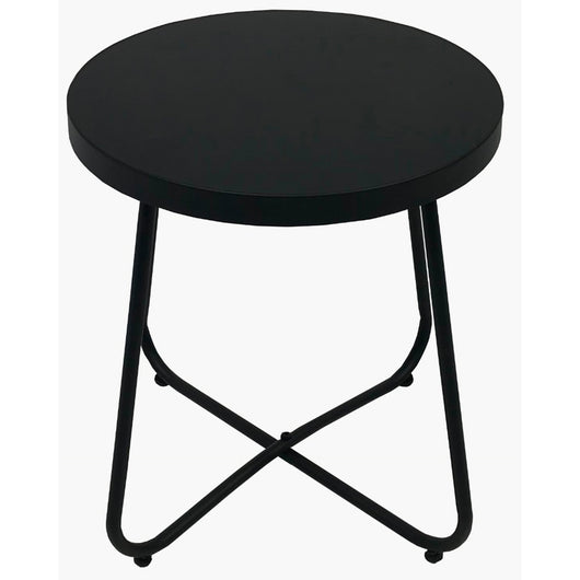 TAVOLINO ESOS NERO ROTONDO