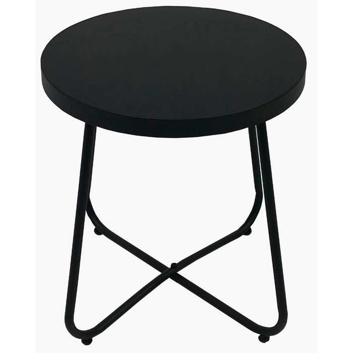 TAVOLINO ESOS NERO ROTONDO