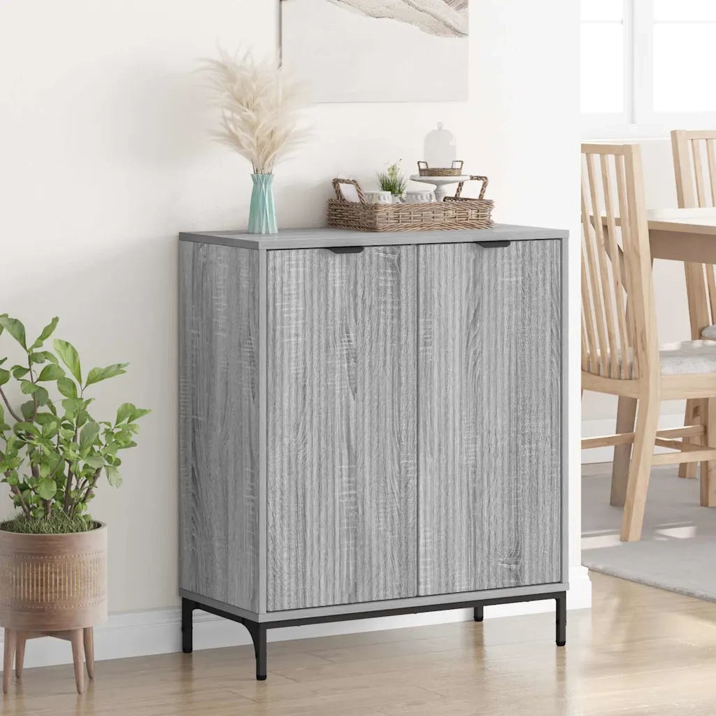 Credenza | Madia | Buffet da pranzo | Armadio da pranzo Grigio Sonoma 69,5 x 33 x 82 cm Legno multistrato