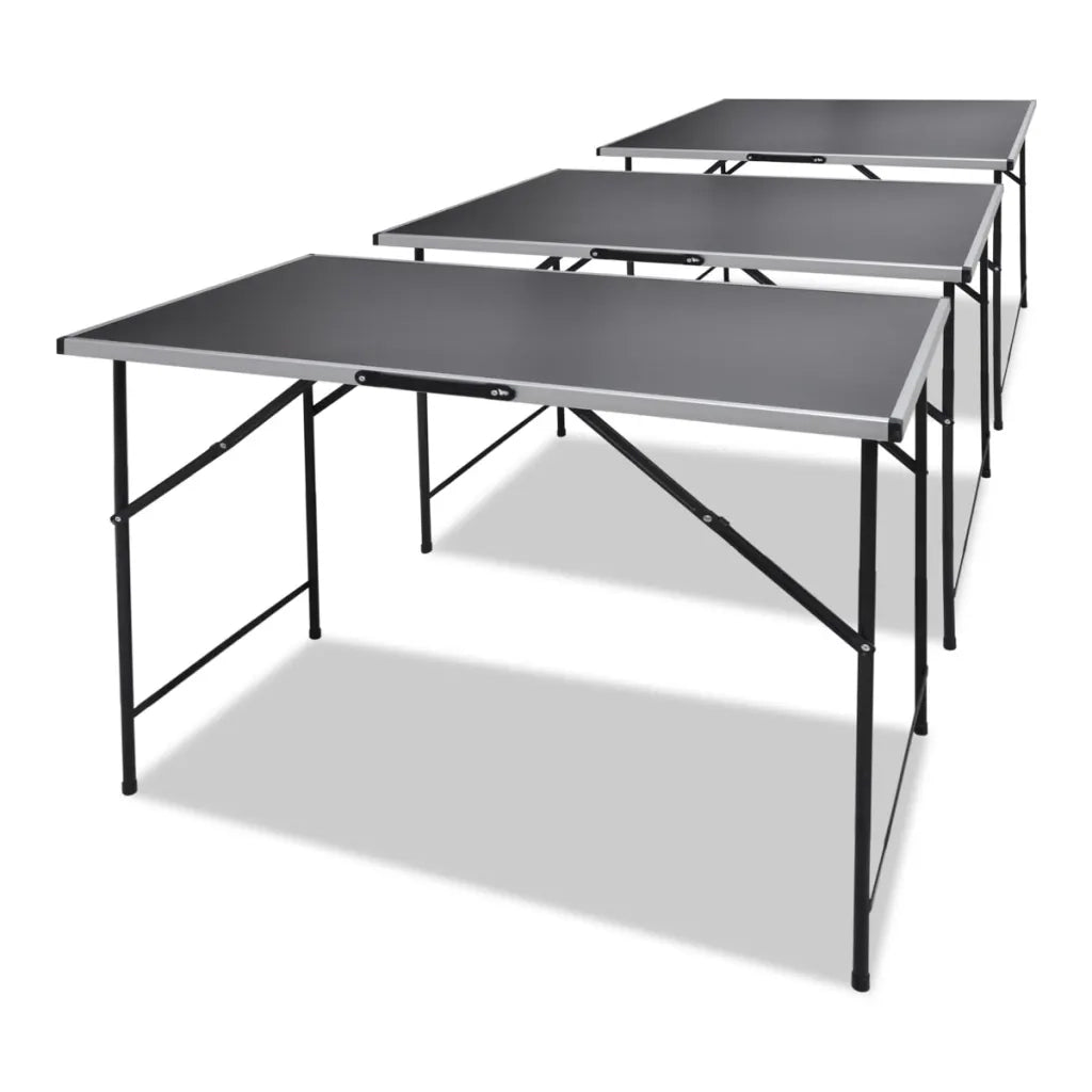 Tavoli da Lavoro Set 3 pz Pieghevoli cod mxl 103005