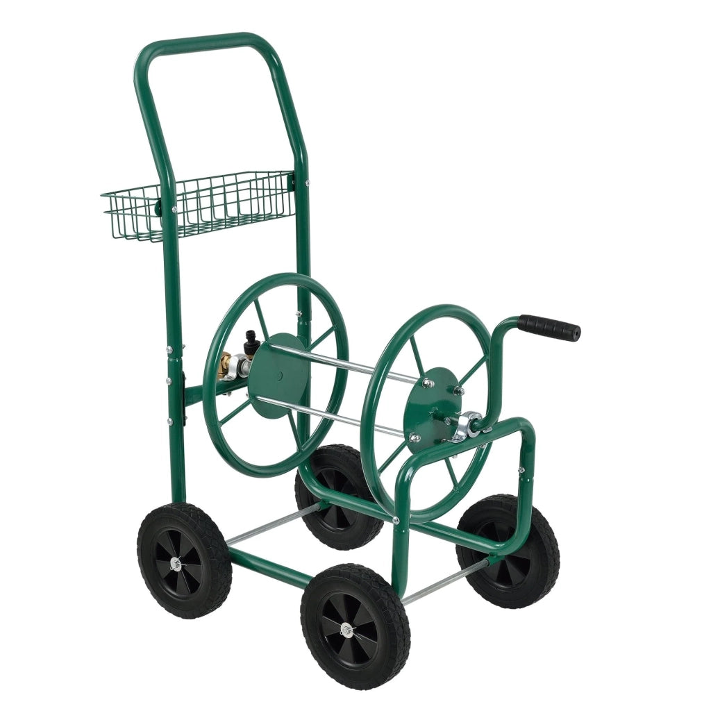 Avvolgitubo da giardino 3/4 pollici metallo 92 cm verde 03_0001641