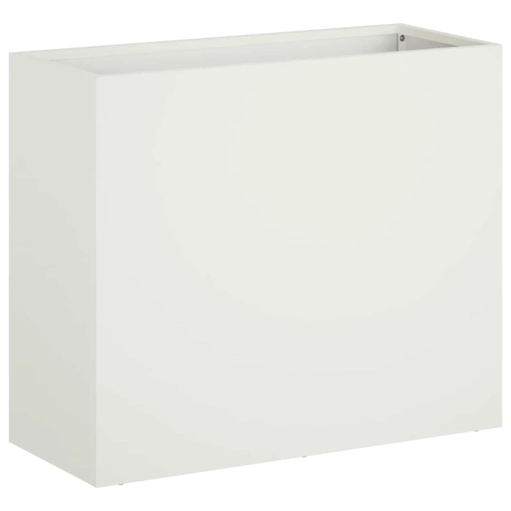 Vaso da giardino 2 pz Bianco 50 x 20 x 40 cm 8005445
