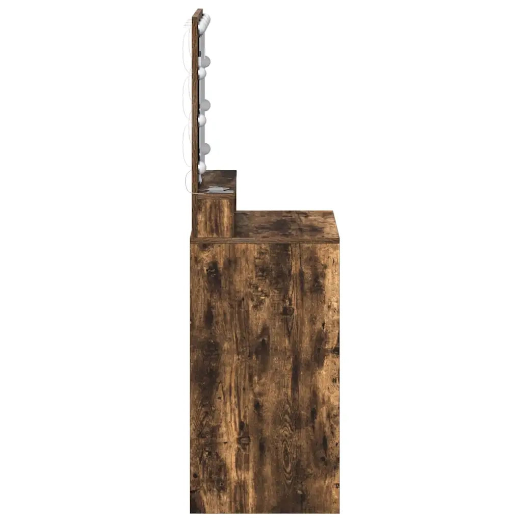 Tavolo da Trucco Rovere fumé 50 x 41 x 135 cm Legno multistrato 865122