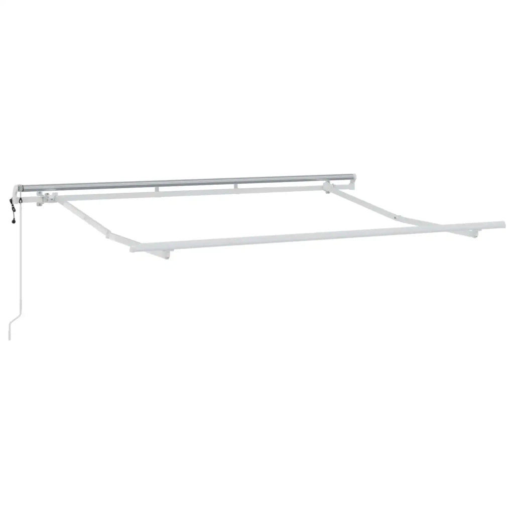 Tenda retrattile Grigio chiaro e bianco 500 × 350 cm 3426423