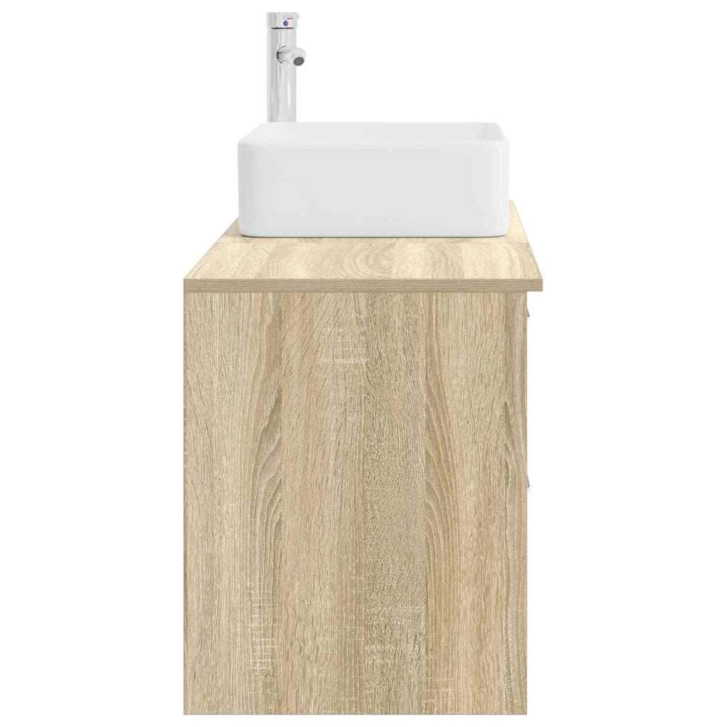 Set di mobili per il bagno 2 pcs Rovere Sonoma 3403882