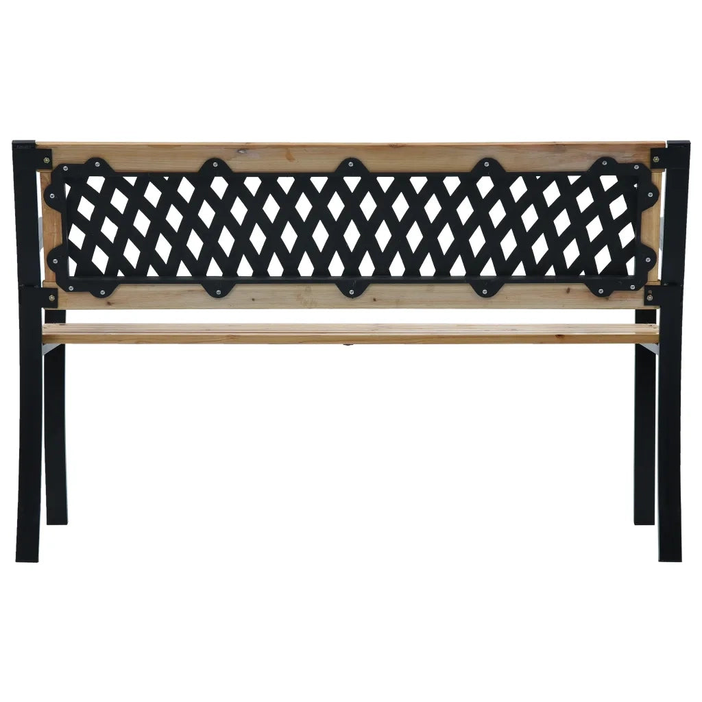 Panchina da Giardino 120 cm in Legno 47944