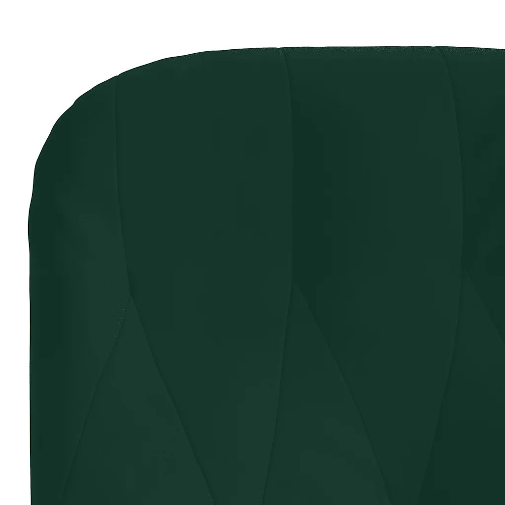 Poltrona Relax Verde Scuro in Velluto 341220