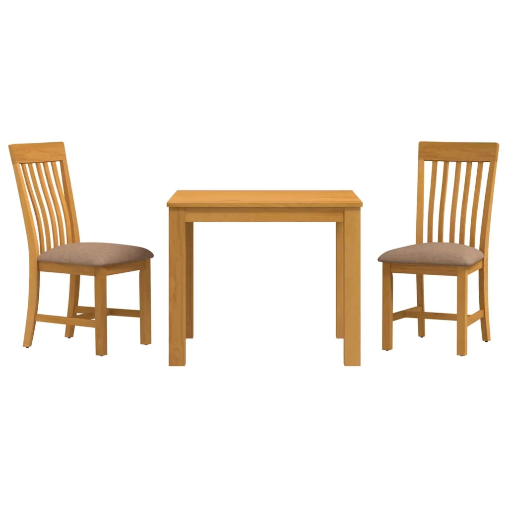 Set da pranzo 3 pz Grigio Legno di Quercia Massello 3430320