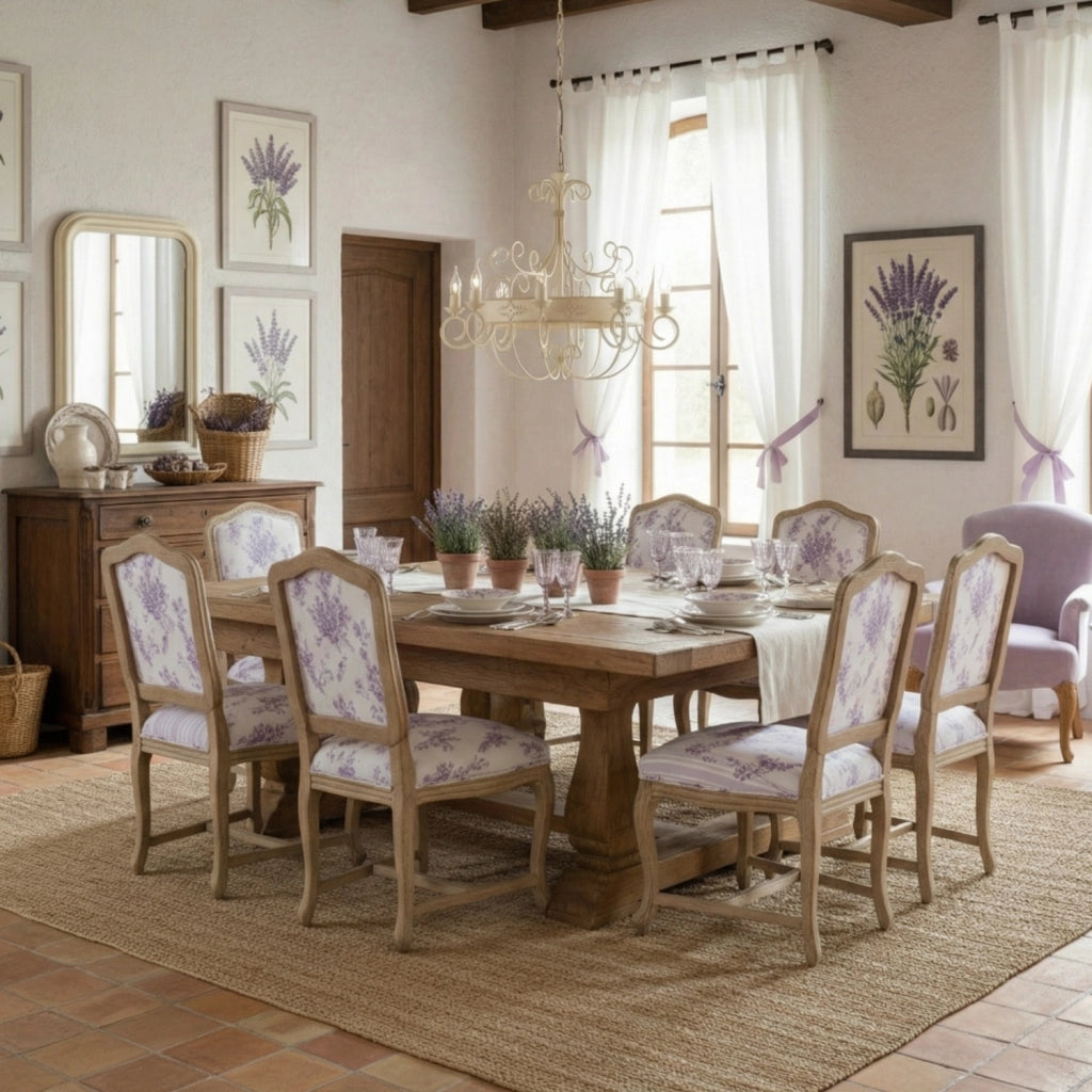 Lampadario Rustico Baltimora Metallo Avorio Oro 8 Luci E14