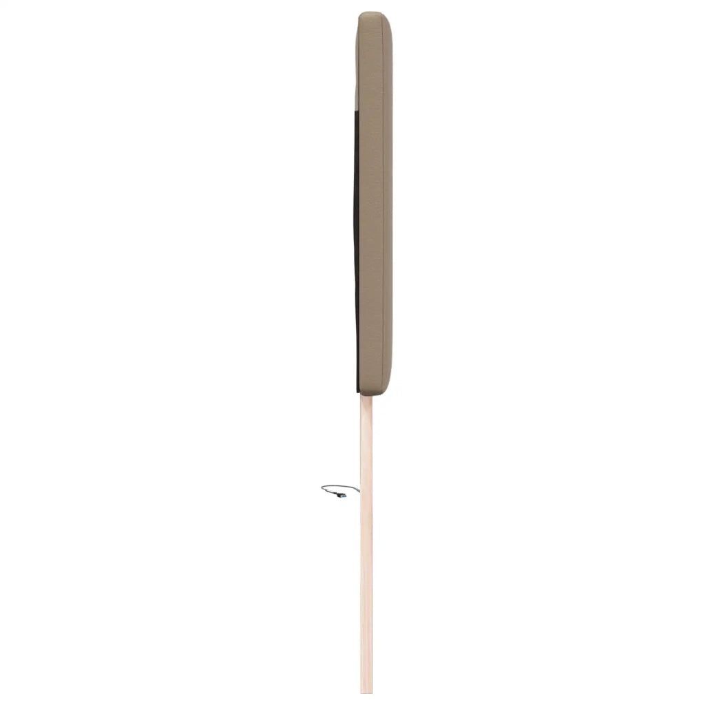 Testiera LED Cappuccino 160 cm Pelle Sintetica 42007308