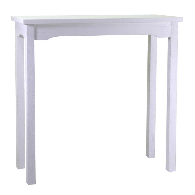 Tavolo esposizione legno nantes bianco rettangolare cm 154x46h100