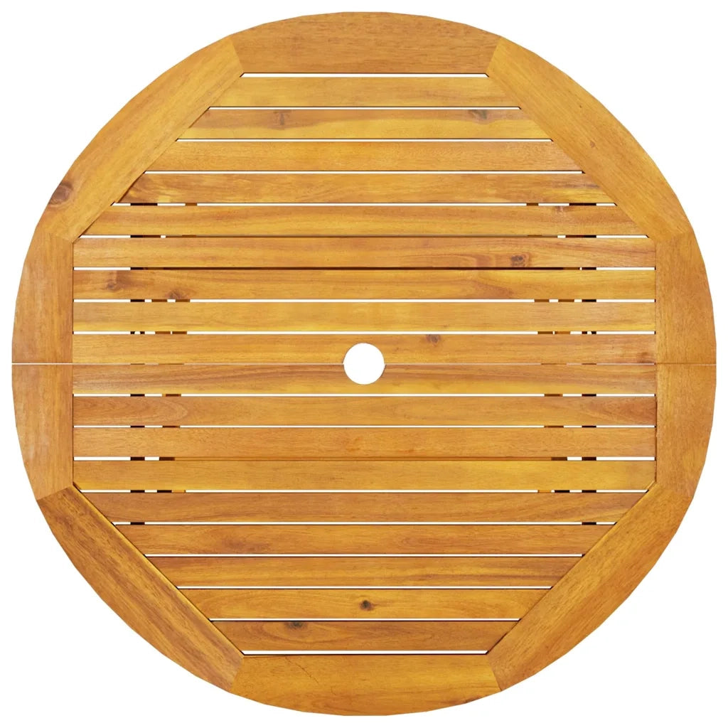 Set da Pranzo per Giardino 5 pcs Marrone 3375701