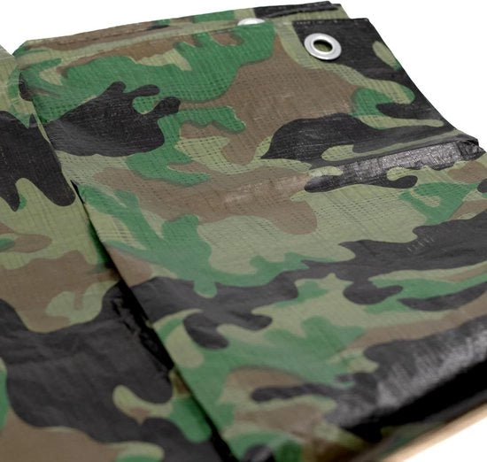 Telaio Camuffato 2 x 3 m impermeabile con magneti per avvisatore - Telaio per esterni e giardino per mobili in legno di giardino, campeggio e sopravvivenza.