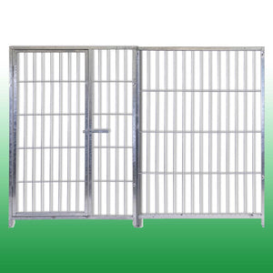 Pannello in rete con porta zincatura a caldo da 200x altezza 120 cm