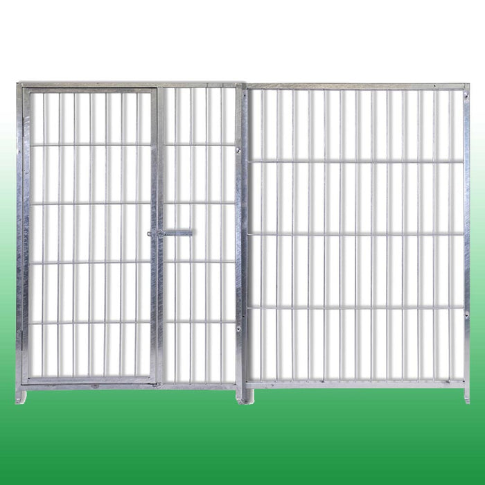 Pannello in rete con porta zincatura a caldo da 200x altezza 120 cm