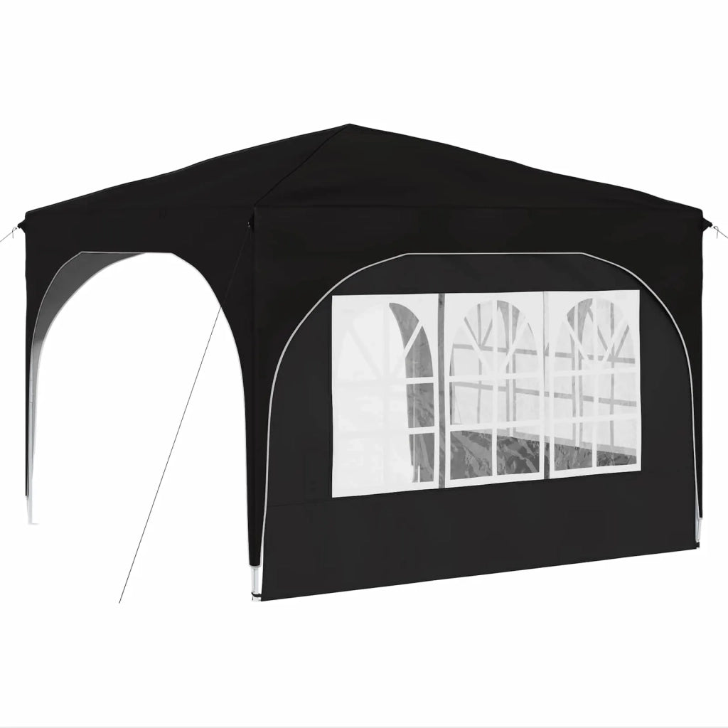 Tenda per feste a pop-up-Gazebo 290 x 290 x 245 cm Nero 704214