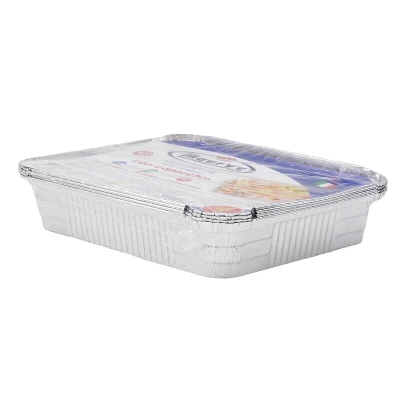 MAURY'S CONTENITORI CON COPERCHIO 4 PORZIONI IN CONFEZIONE DA 4 PEZZI