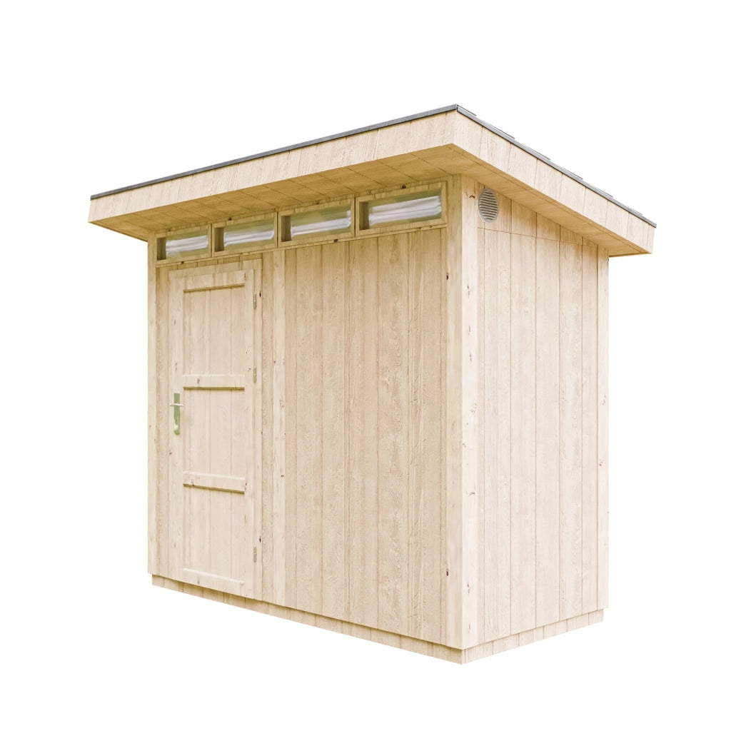 Casetta da Giardino di QUALIT? PREMIUM 3m?²-L161xW294cm - TIMBELA M901-CAVERN STEEL