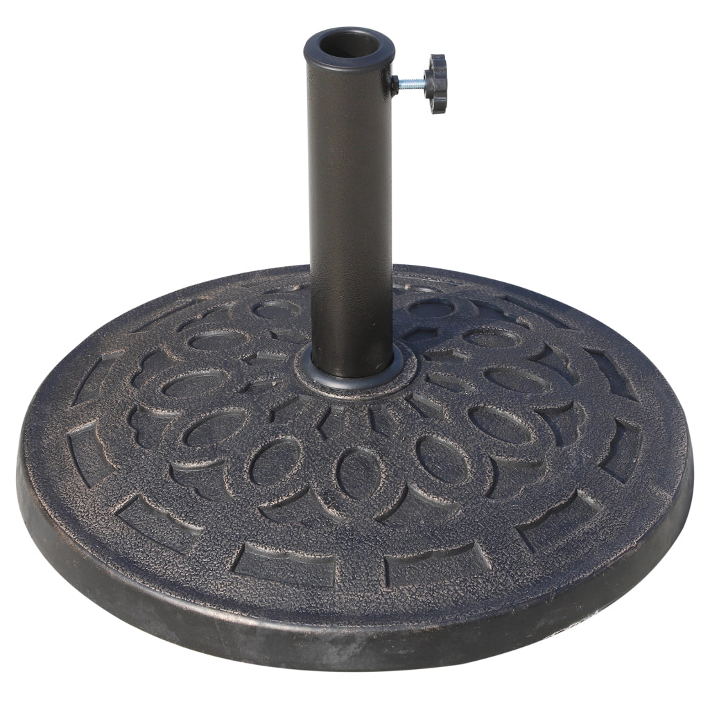 Base per Parasole in Resina ¨C zephmum ¨C Bronzo ? 49 cm 14 kg