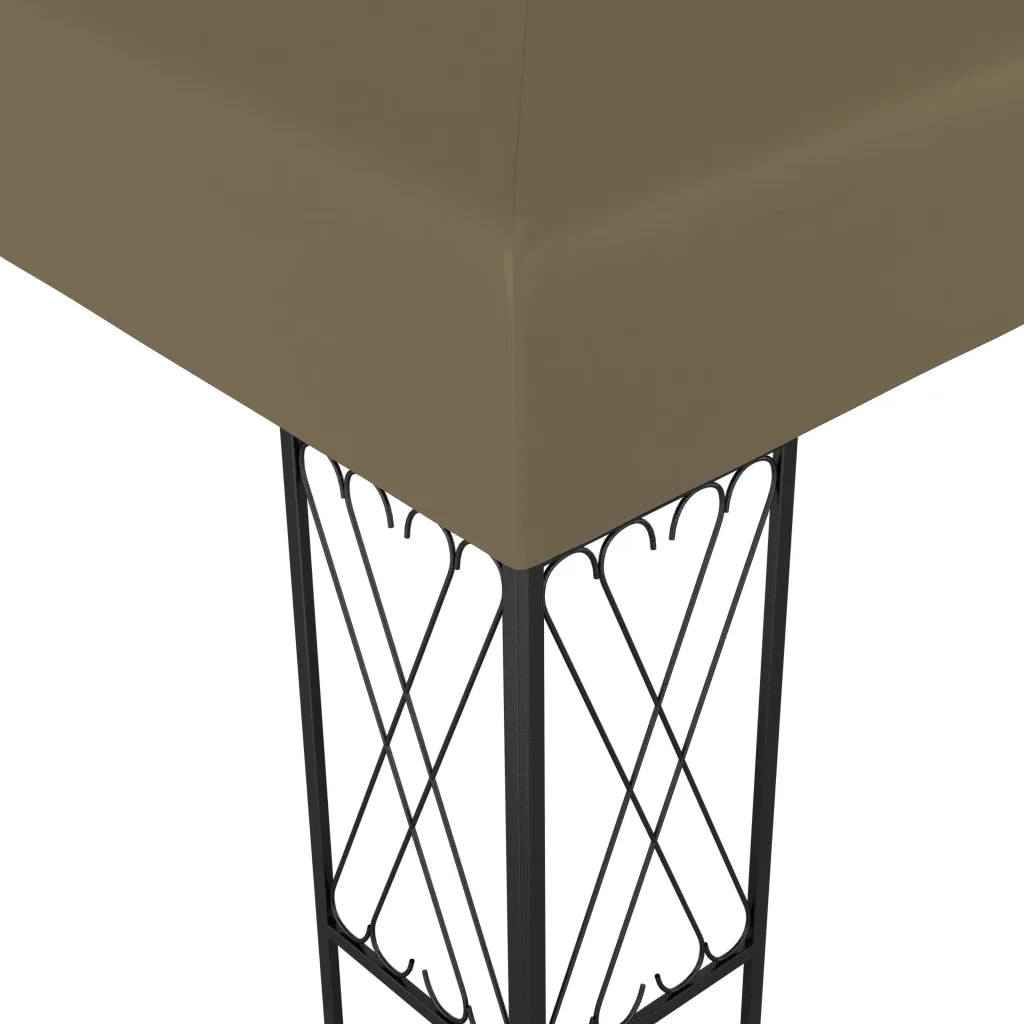 Gazebo 3x3 m Grigio Talpa in Tessuto cod mxl 66143