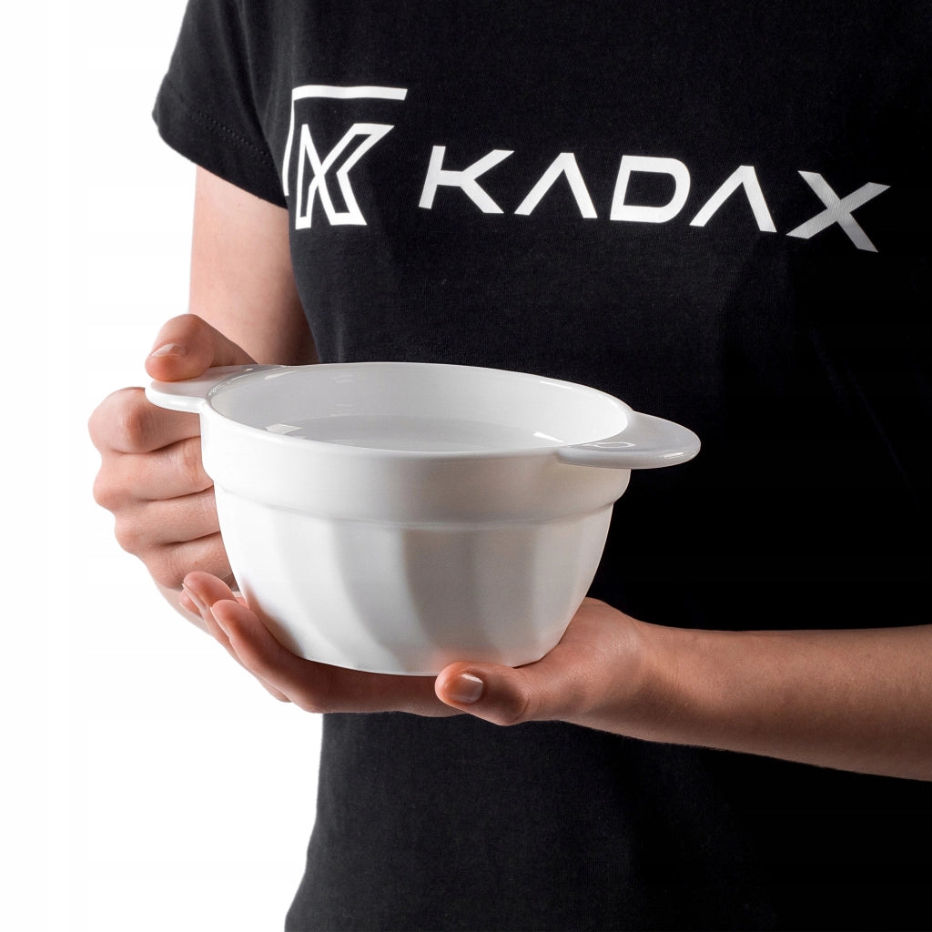 Set di 12 ciotole da zuppa KADAX da 650 ml, bianche.