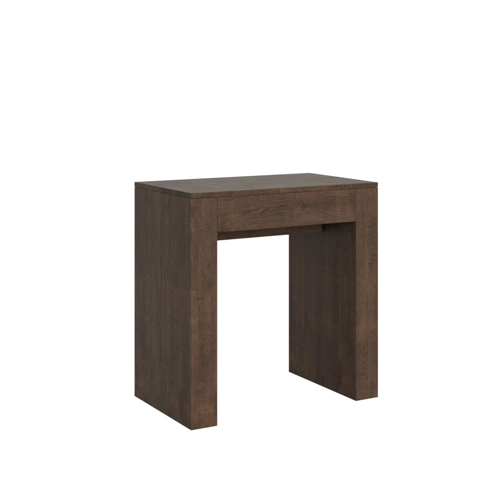 Consolle Allungabile 78-299x47x80 cm in Nobilitato Marrone